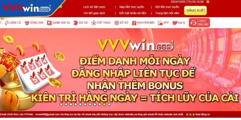 Không giới hạn lần nhận thưởng