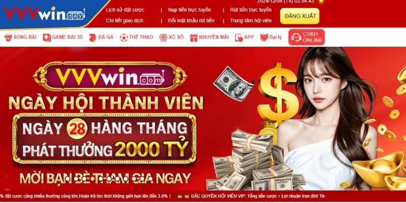 Khuyến mãi VVVWIN mỗi tháng có gì đặc biệt?